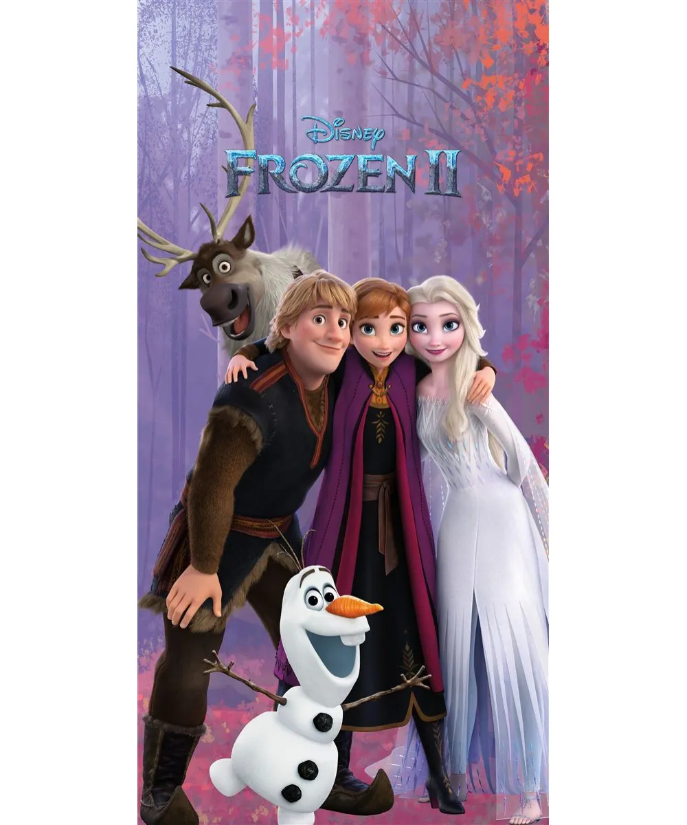 Πετσέτα Θαλάσσης Quick Dry Disney Home Frozen 707 70X140 Purple 100%  Microfiber