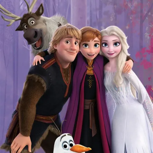 Πετσέτα Θαλάσσης Quick Dry Disney Home Frozen 707 70X140 Purple 100%  Microfiber