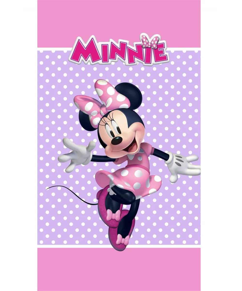 Πετσέτα Θαλάσσης Quick Dry Disney Home Minnie 180 70X140 Lilac 100%  Microfiber