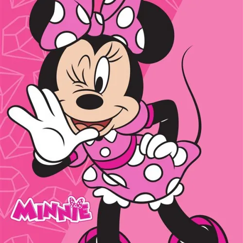 Πετσέτα Θαλάσσης Quick Dry Disney Home Minnie 269 70X140 Fuchsia-Pink 100%  Microfiber