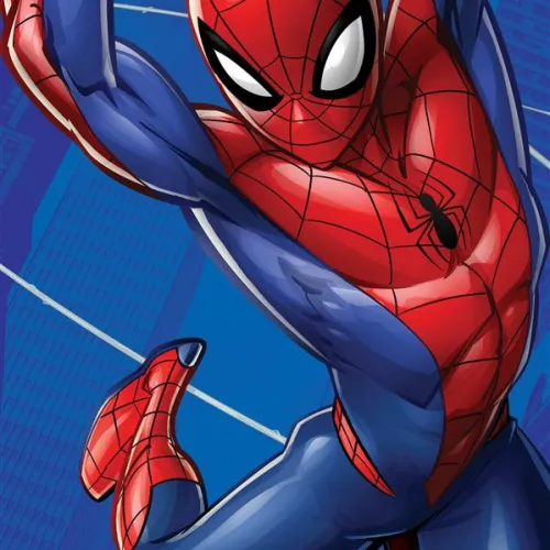 Πετσέτα Θαλάσσης Quick Dry Marvel Spider-Man 184 70X140 Blue 100%  Microfiber