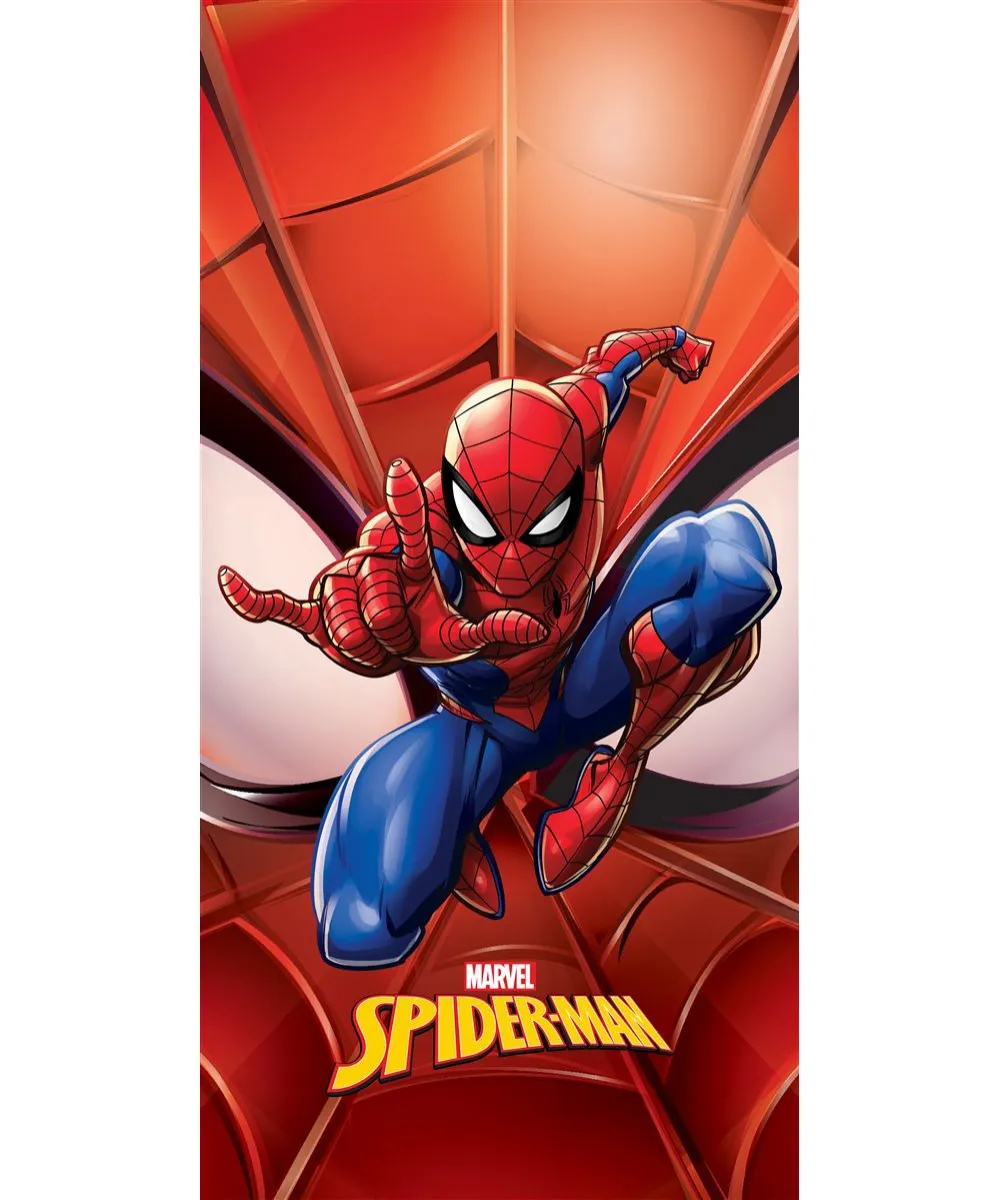 Πετσέτα Θαλάσσης Quick Dry Marvel Spider-Man 669 70X140 Red 100%  Microfiber