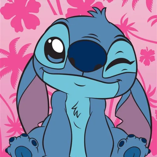Πετσέτα Θαλάσσης Quick Dry Disney Home Lilo & Stitch 189 70X140 Pink 100%  Microfiber