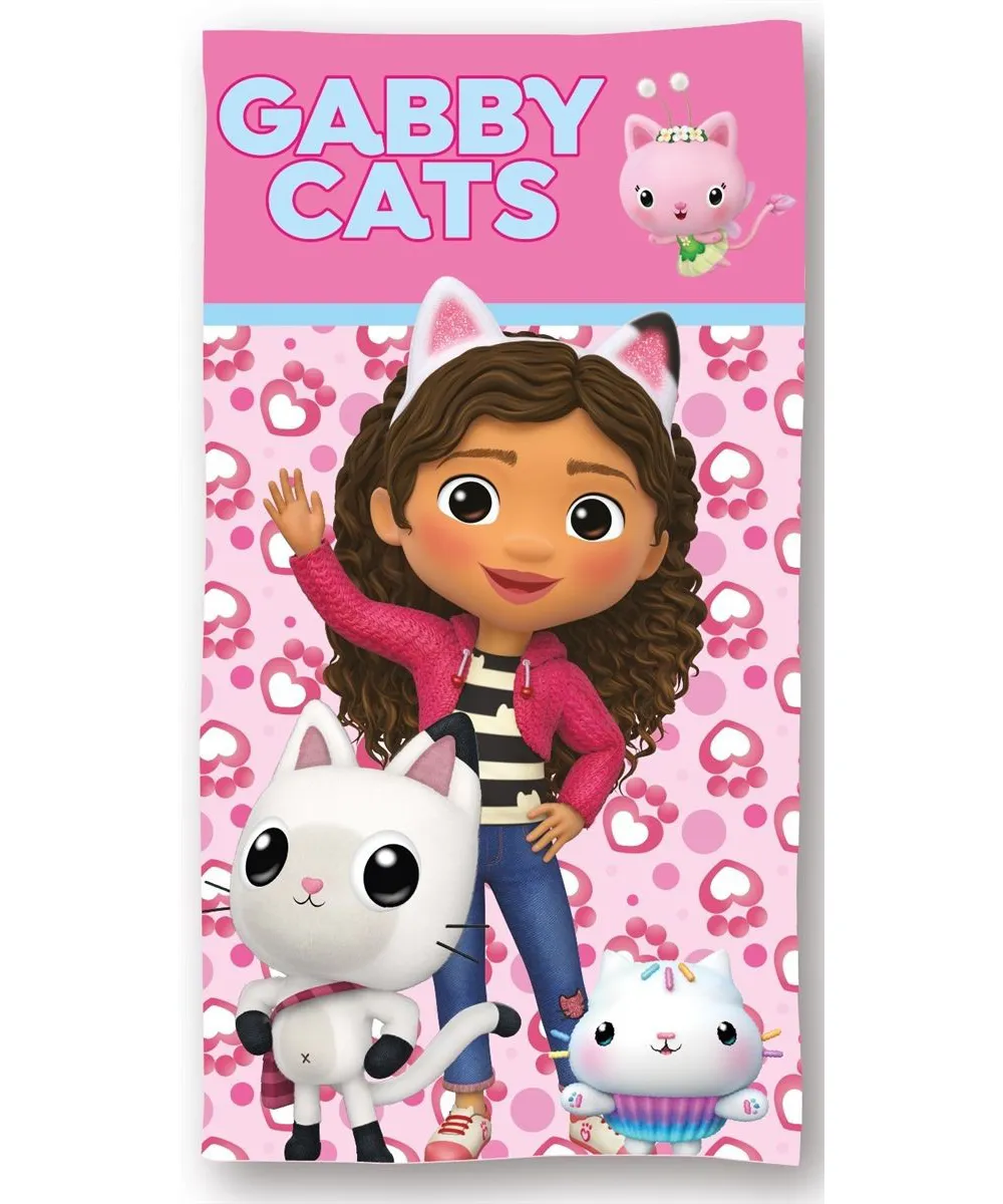 Πετσέτα Θαλάσσης Quick Dry DreamWorks Gabby-s Dollhouse 113 70X140 Pink 100%  Microfiber