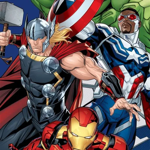 Πετσέτα Θαλάσσης Quick Dry Marvel Avengers 670 70X140 Blue 100%  Microfiber