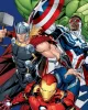 Πετσέτα Θαλάσσης Quick Dry Marvel Avengers 670 70X140 Blue 100%  Microfiber