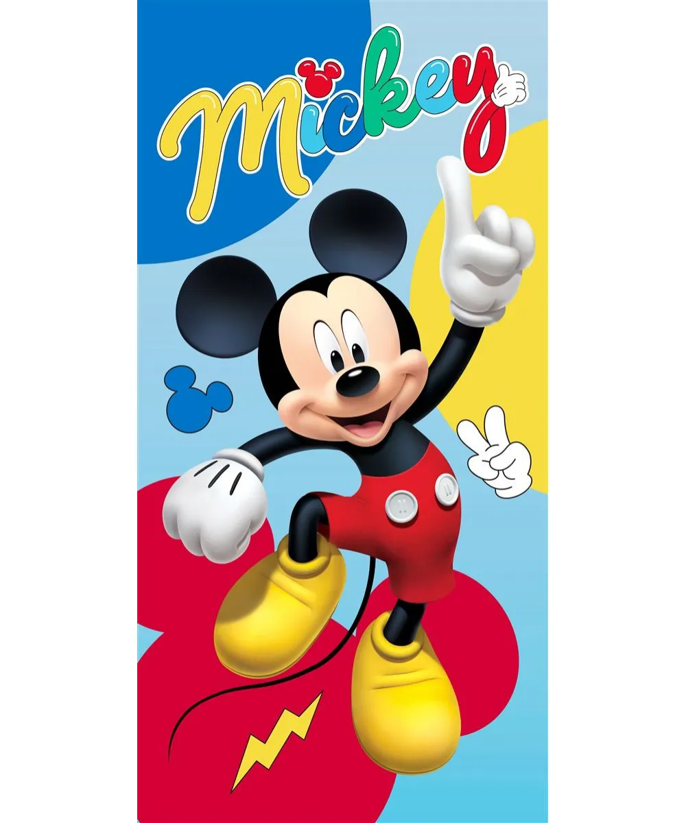 Πετσέτα Θαλάσσης Quick Dry Disney Home Mickey 179 70X140 Sky Blue 100%  Microfiber