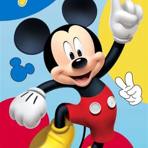 Πετσέτα Θαλάσσης Quick Dry Disney Home Mickey 179 70X140 Sky Blue 100%  Microfiber