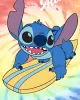 Πετσέτα Θαλάσσης Quick Dry Disney Home Lilo & Stitch 159 70X140 Orange 100%  Microfiber