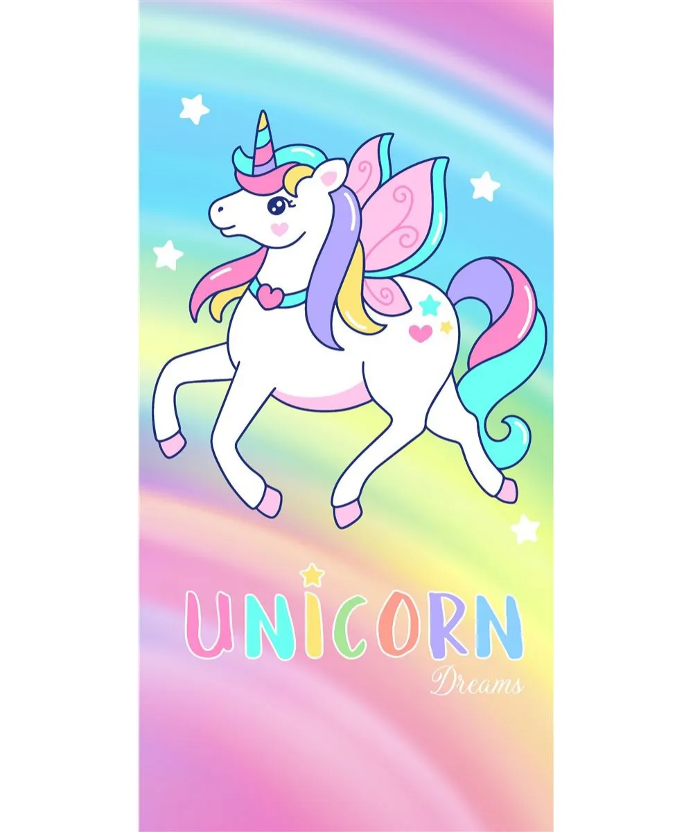 Πετσέτα Θαλάσσης Quick Dry Unicorn 458 70X140 Multi 100%  Microfiber