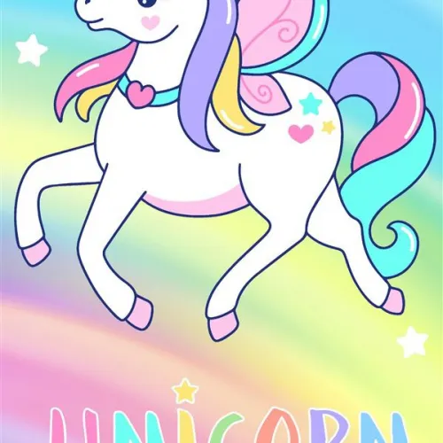 Πετσέτα Θαλάσσης Quick Dry Unicorn 458 70X140 Multi 100%  Microfiber