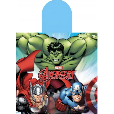 Πόντσο Θαλάσσης Quick Dry Marvel Avengers 198 50X100 White-Multi 100%  Microfiber
