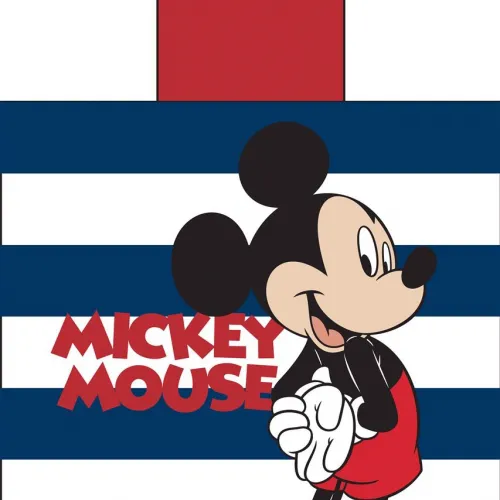 Πόντσο Θαλάσσης Quick Dry Disney Home Mickey 193 50X100 White-Dark Blue 100%  Microfiber