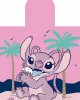 Πόντσο Θαλάσσης Quick Dry Disney Home Lilo & Stitch 195 50X100 Baby Pink 100%  Microfiber