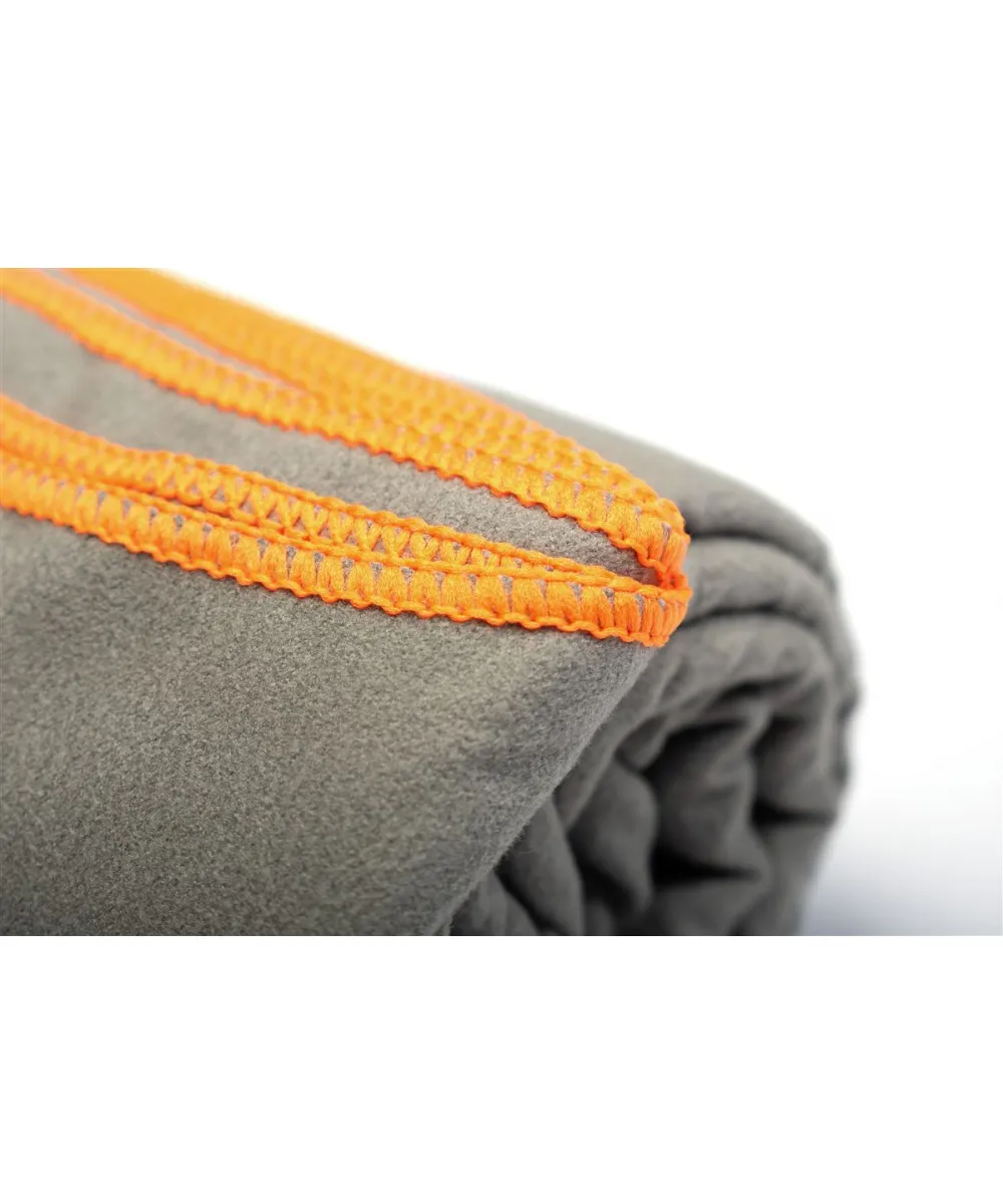 Πετσέτα Γυμναστηρίου Quick Dry 50x80 Grey-Orange 90/10 Polyester/Polyamide
