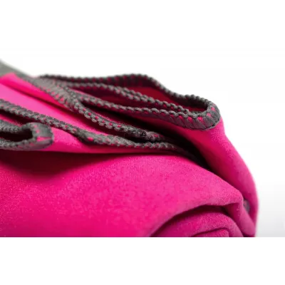 Πετσέτα Γυμναστηρίου Quick Dry 50x80 Fuchsia-Dark Grey 90/10 Polyester/Polyamide