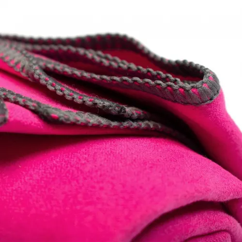 Πετσέτα Γυμναστηρίου Quick Dry 50x80 Fuchsia-Dark Grey 90/10 Polyester/Polyamide