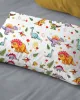 Μαξιλαροθήκη Εμπριμέ bebe Dinosaur 520 35x45 White-Orange 100%  Cotton
