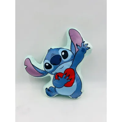 Μαξιλάρι 3D Disney Home Stitch 615 35 cm Light Aqua 100%  Velboa