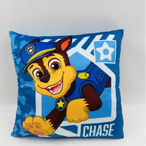 Βελούδινο Μαξιλάρι Nickelodeon Paw Patrol 608 38X38 Blue 100%  Velboa