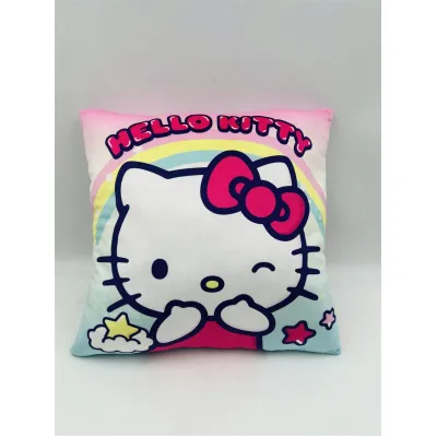 Βελούδινο Μαξιλάρι Sanrio Hello Kitty 602 38X38 Pink-Multi 100%  Velboa
