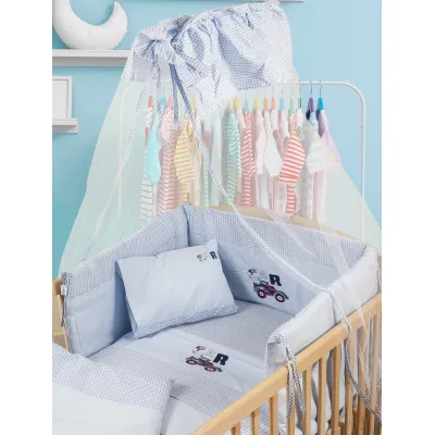ΚΟΥΝΟΥΠΙΕΡΑ bebe CAR 29 160X490 ΣΙΕΛ Cotton 100% 