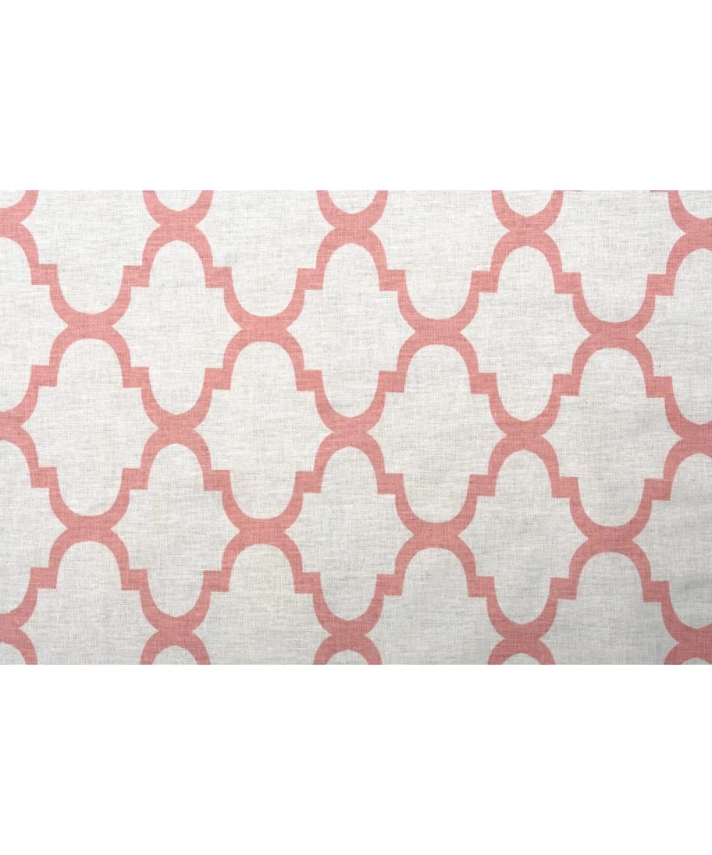 ΣΕΝΤΟΝΑΚΙ ΛΙΚΝΟΥ bebe Windows 161 80Χ110 White-Coral Cotton 100% ΣΕΝΤΟΝΑΚΙ ΛΙΚΝΟΥ bebe Windows 161 80Χ110 White-Coral Cotton 100%