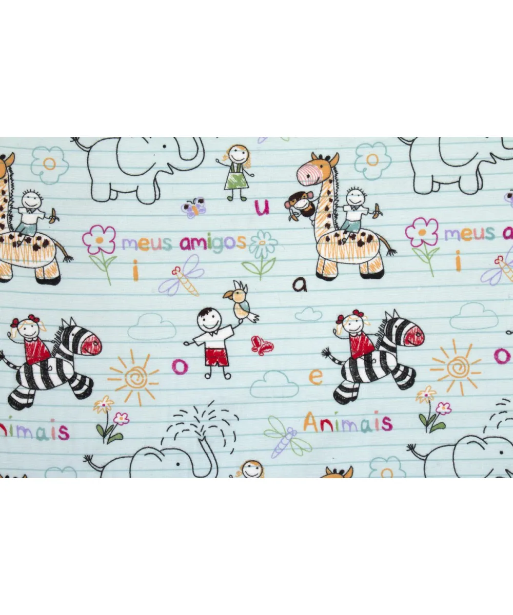 ΣΕΝΤΟΝΑΚΙ ΛΙΚΝΟΥ bebe Africa 146 80X110 Light Green Flannel Cotton 100% ΣΕΝΤΟΝΑΚΙ ΛΙΚΝΟΥ bebe Africa 146 80X110 Light Green Flannel Cotton 100%