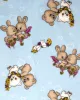 ΣΕΝΤΟΝΑΚΙ ΛΙΚΝΟΥ bebe Little Brothers 147 80X110 Sky blue Flannel Cotton 100% 