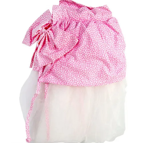 ΚΟΥΝΟΥΠΙΕΡΑ bebe SLEEPING BEARS CUB 14 160X490 ΡΟΖ Cotton 100% 