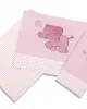 ΣΕΝΤΟΝΙΑ ΣΕΤ 3 τεμ bebe ΕΛΕΦΑΝΤΑΚΙ 15 120Χ170 ΡΟΖ Cotton 100% ΣΕΝΤΟΝΙΑ ΣΕΤ 3 τεμ bebe ΕΛΕΦΑΝΤΑΚΙ 15 120Χ170 ΡΟΖ Cotton 100%