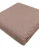 Κουβερλί  Microfiber ULTRASONIC 70gr/m2 ΜΕ ΡΕΛΙ ΜΠΕΖ - ΜΠΕΖ  Μονό 160Χ240