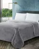 Κουβέρτα Βελουτέ 600gr Μονή 160x220 Frost Grey