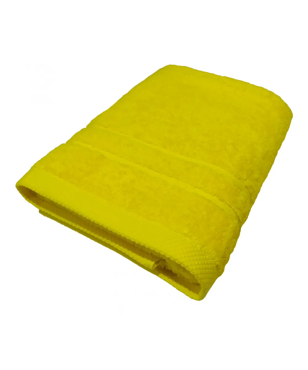 Πετσέτα Πισίνας POOL LUXURY Line Cotton 100%  600gr/m2 Κίτρινη 80x145