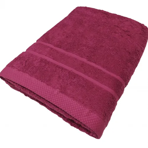 Πετσέτα Πισίνας POOL LUXURY Line Cotton 100%  600gr/m2 Βυσσινί 80x145