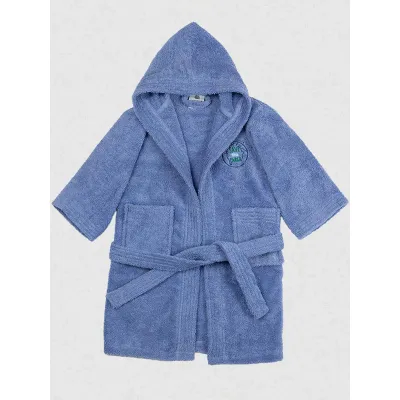 Μπουρνούζι Παιδικό Eco Blue Ηλικία 12-14