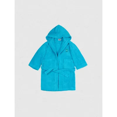 Μπουρνούζι Παιδικό Eco Turquoise Ηλικία 10-12