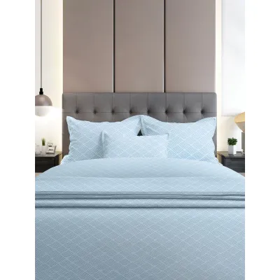 Σετ Σεντόνια Flannel 2048 Blue Υπέρδιπλο (230×260)