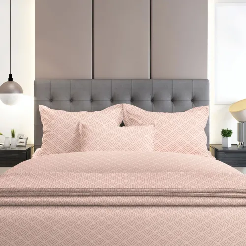 Σετ Σεντόνια Flannel 2048 Pink Μονό με λάστιχο(105x205 30)