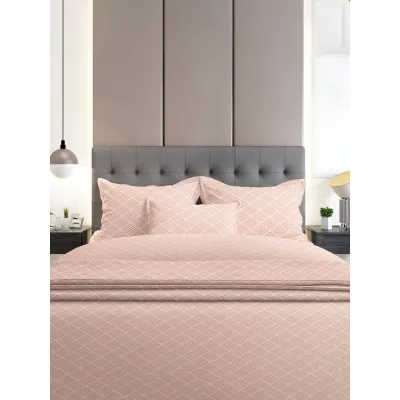Σετ Σεντόνια Flannel 2048 Pink Διπλό (200x260)