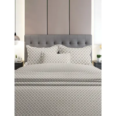 Σετ Σεντόνια Flannel 530 Grey Διπλό (200x260)