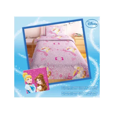 Σετ σεντόνια Disney Minnie Lila (2 τεμ) Μονό (160x260)