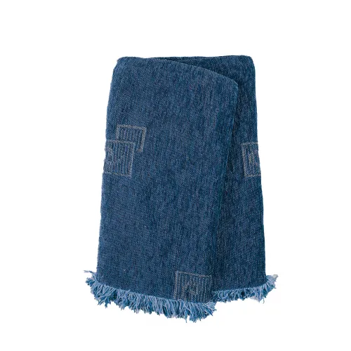 Ριχτάρι Σενίλ Ζακάρ Box Blue Μονοθέσιο
