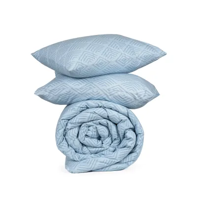 Παπλωματοθήκη Cotton Feelings 2048 Blue Υπέρδιπλη (230x250)