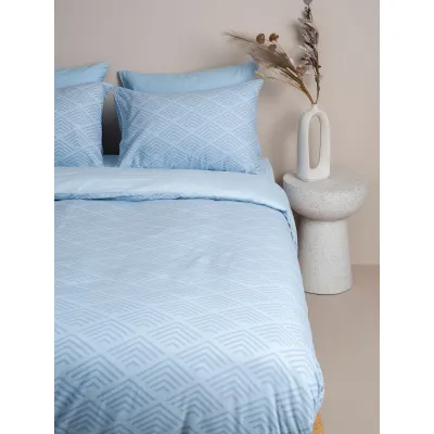 Παπλωματοθήκη Cotton Feelings 2048 Blue Υπέρδιπλη (230x250)