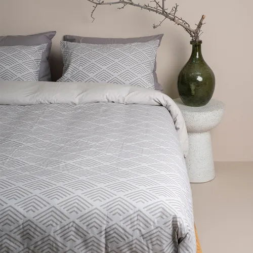 Παπλωματοθήκη Cotton Feelings 2048 Grey Μονή (170x250)