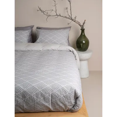 Παπλωματοθήκη Cotton Feelings 2048 Grey Υπέρδιπλη (230x250)