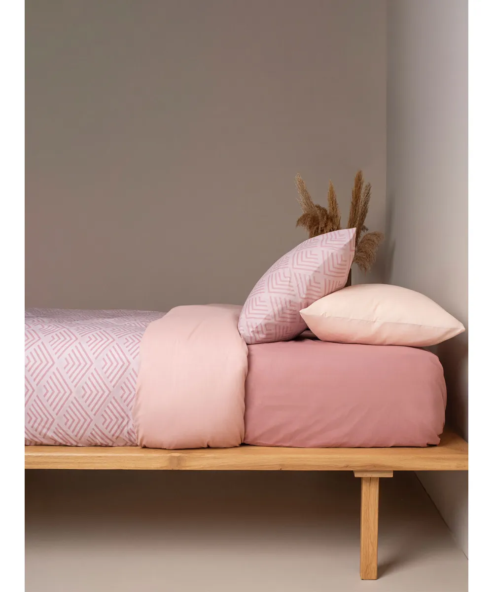 Παπλωματοθήκη Cotton Feelings 2048 Powder Υπέρδιπλη (230x250)