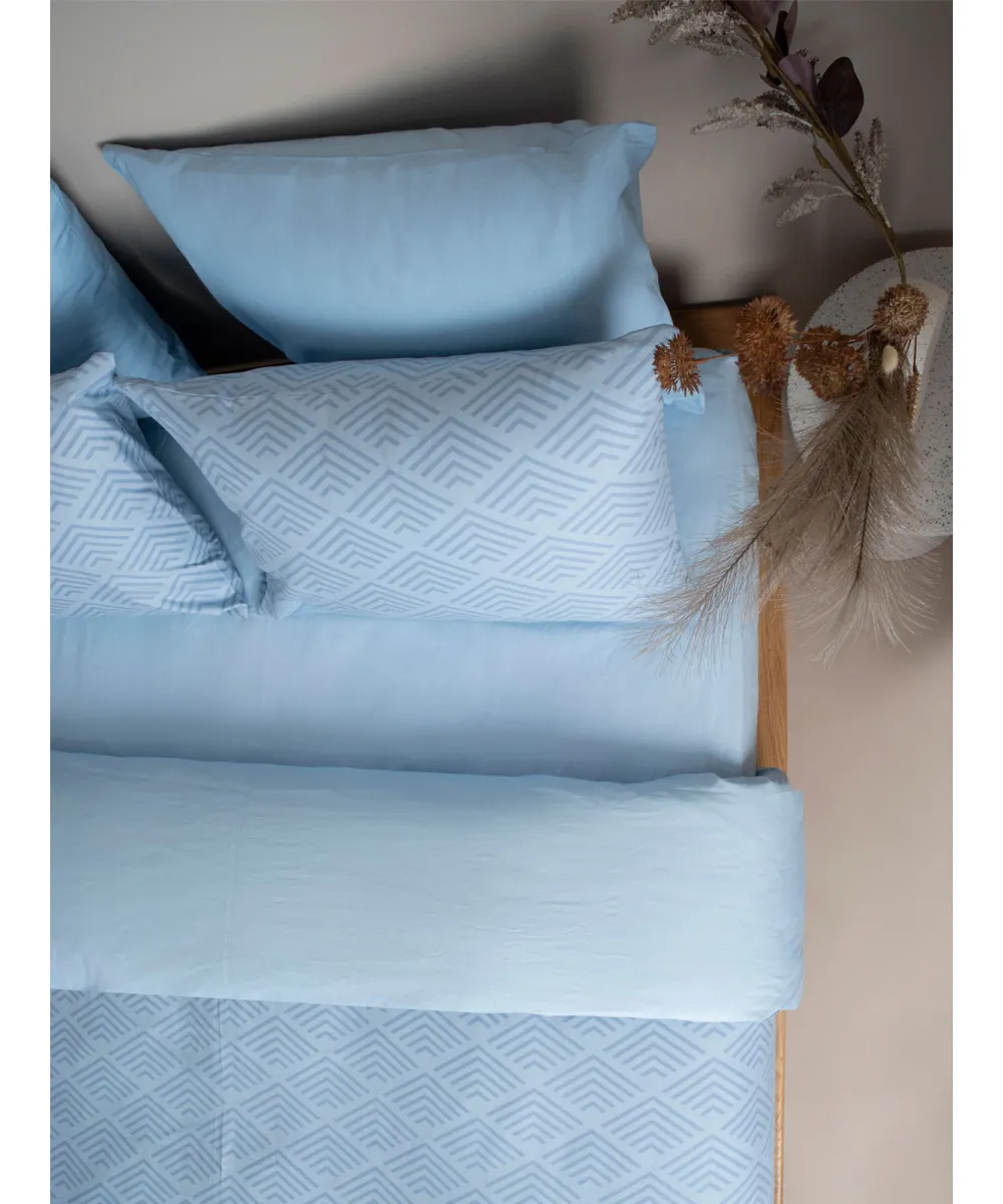 Σετ Σεντόνια Cotton Feelings 2048 Blue King Size (260x270)