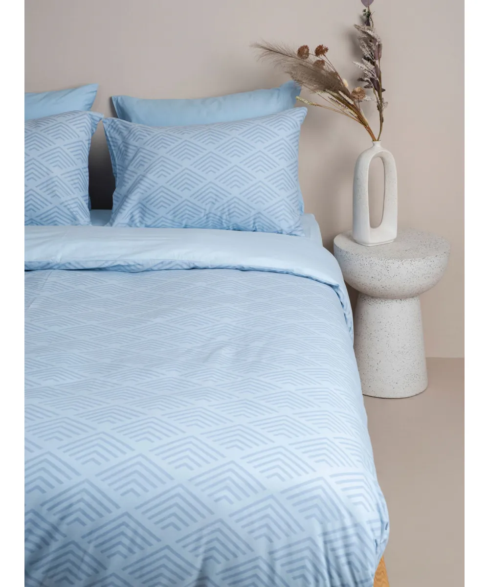 Σετ Σεντόνια Cotton Feelings 2048 Blue King Size (260x270)